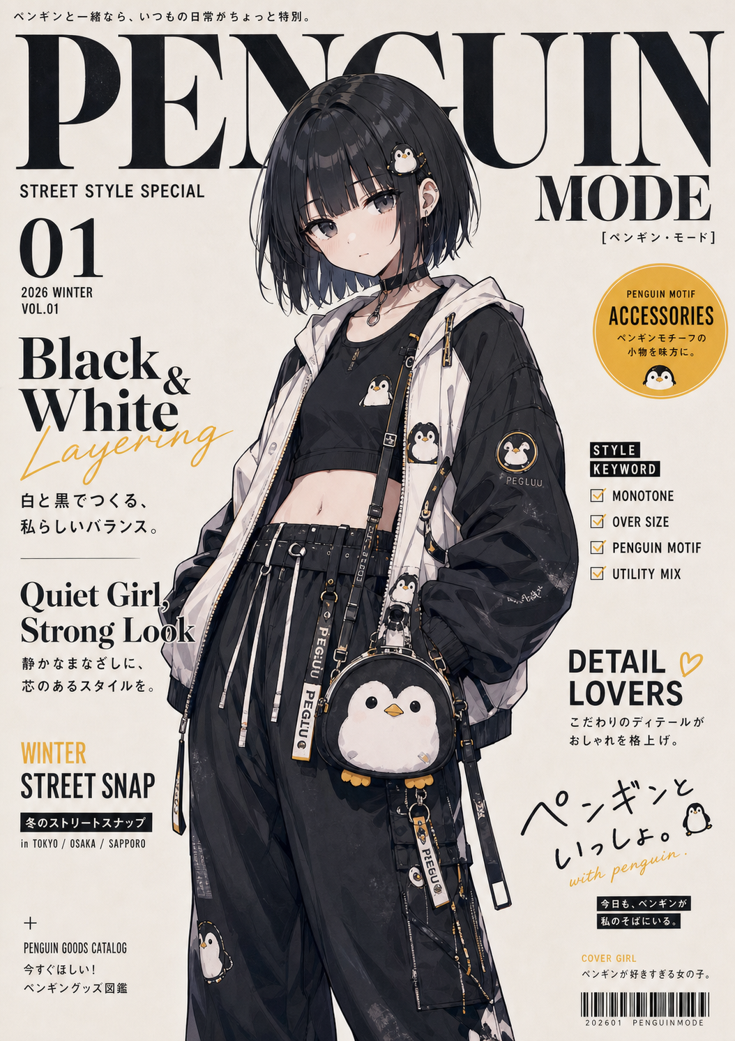 Monochrome visual